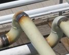 Clean and install piping after welding